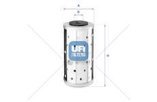 Fuel filter FILTRO NAFTA - OM 300 - Ufi