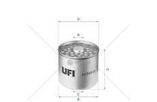 Fuel filter FILTRO NAFTA - OM 40 - Ufi