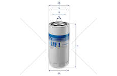 Fuel filter FILTRO NAFTA TECTOR Ufi