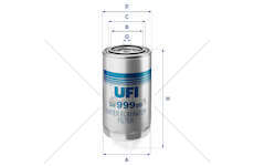 Fuel filter PRE FILTRO NAFTA - 35C13/TECTO R/STRALIS Ufi