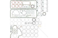 Full Gasket Set, engine D 2866/76LE/LF 2V X CIL. S/OR D.128 Victor Reinz