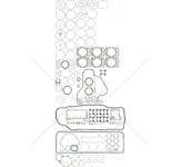 Full Gasket Set, engine D2866/76 Victor Reinz