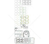 Full Gasket Set, engine DC 9.01/02/03 - P,G,R,T/4-SERIES 6 CYL Victor Reinz