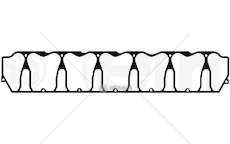 Gasket, cylinder head cover BF 6M 1013/1013C/CP/E/EC/ECW/EW/FC/CP Elring