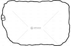 Gasket, cylinder head cover D13A/B/C - FH/FM/FMX Victor Reinz