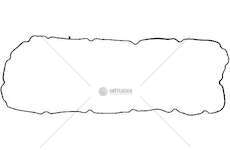 Gasket, oil sump OM 502 - 1 PEZZO IN GOMMA 012091> Victor Reinz
