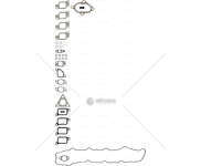Gasket Set, cylinder head 4M40-T - PAJERO 2.8 D/TD <04/1996 Victor Reinz
