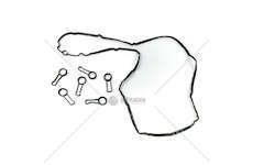 Gasket Set, cylinder head cover BMW N57 D30 A/B/C Elring
