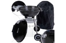 Gril na dřevěné uhlí, rošt ø41 cm s víkem a obalem GEKO