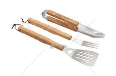 Grilovací nářadí WOOD sada 3 ks