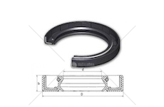 Gufero 18x30x7 převodovka Multicar M25 4x4