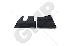 Gumové koberce MB ACTROS MP4 - úzká kabina, 2012r -, černé, kpl. 2ks