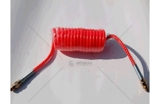 Hadice pneumatická spirálová M22 červená polyuretan MTX PU/M22/7M/CZ