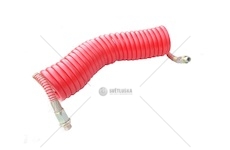 Hadice spirálová červená M16 délka 7m