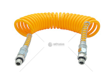 Hadice spirálová žlutá M16x1,5 délka 5m