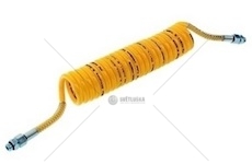 Hadice spirálová žlutá M22 5,5m