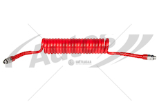 Hadice vzduchová spirálová m16x1,5/m16x1,5 5m červená 0062119_A