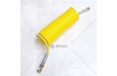 Hadice vzduchová spirálová žlutá M22 / 4,5m