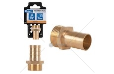 Hadičník mosazný 19mm s vnějším závitem 3/4" GEKO