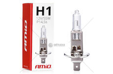 Halogénová žÁrovka H1 12V 55W AMiO-01484