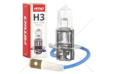 Halogenová žárovka H3 24V 70W PK22s AMiO-05021