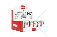 Halogenová žárovka H7 12V 55W UV filtr sada 30ks AMiO-04399