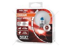 Halogenová žárovka Osram H3 12V 55W PK22S NIGHT BREAKER LASER +150% / 2ks