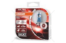 Halogenová žárovka Osram H4 12V 60/55W P43t NIGHT BREAKER LASER +150% / 2 ks