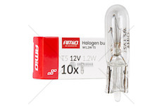 Halogenová žárovka T5 12V 1.2W W2x4.6d white 10 ks AMiO-04412