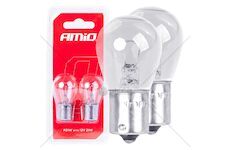 Halogenové žárovky P21W BA15s 12V 2ks blister