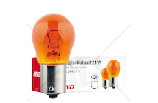 Halogénové žárovky P21W BA15s 24V 21W AMBER 10ks