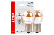 Halogenové žárovky PY21W 12V21W BAU15S Lumitec AMBER CHROME 2ks AMiO-04627