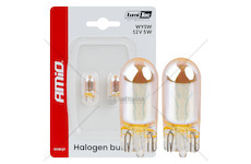 Halogenové žárovky WY5W 12V5W LumiTec AMBER CHROME 2ks AMiO-04626