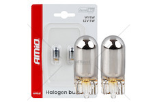 Halogenové žárovky WY5W 12V5W LumiTec CHROME 2ks AMiO-04628