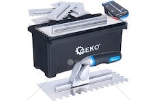 Hladítko nerez zubové 280×115 mm, sada 8 dílů - GEKO