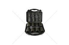 Hlavice nástrčná, rázová 1", sada 8ks, 19-41mm GEKO