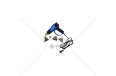 Horkovzdušná pistole 2000W s ochranou rukojeti, 3 stupně, 4 trysky GEKO