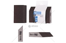 Houba brusná, zkosená, 125x90x25mm, P80 GEKO