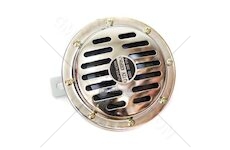 Houkačka elektrická kulatá 12V/12,5cm 400Hz stříbrná