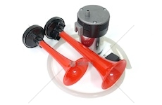 Houkačka vzduchová 2-tónová s kompresorem 12V