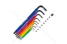 Imbusové klíče se sadou bitů 18 kusy CRV AMIO-04787