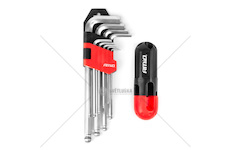 Imbusové klíče z CRV oceli 9ks AMiO-04302