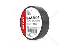 Izolačná páska, čierna 18mm x 20m (1 ks) AMiO-02464