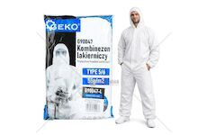 Jednorázový oblek (overal) typ 5/6, 55 g/m², velikost L – GEKO