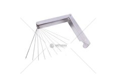 Jehly čisticí na trysky karburátorů, 0.4 - 1.6 mm, sada 11 ks