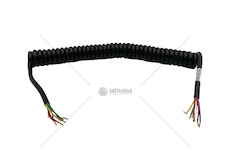 Kabel elektr. 7 propojovací spirálový bez koncovek