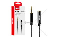Kabel prodlužovací AUX Mini Jack 3,5mm samec na 3,5mm samice 2M AMiO-04296