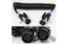 Kabel propojovací 15pin 24v abs/adr spirálový 4m s koncovkou 0264118_A