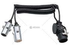 Kabel propojovací ABS 15-pól - 2x7 24N + 24S kolík 3,5m