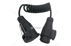 Kabel spirálový 3m, 13 pólů zástrčka / 13 pólů zásuvka